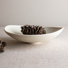 Load image into Gallery viewer, Open Form with Altered Rim in Matte Ivory
