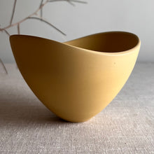 Load image into Gallery viewer, Deep Yellow Porcelain Vessel with Altered Rim
