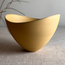 Load image into Gallery viewer, Deep Yellow Porcelain Vessel with Altered Rim
