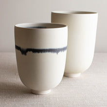 Load image into Gallery viewer, Set of 2 Vessels in Crystalline White Matte
