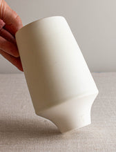 Load image into Gallery viewer, Vase Form in Crystalline White Matte
