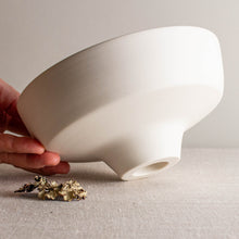 Load image into Gallery viewer, Large Textured Bronze Pedestal Vessel
