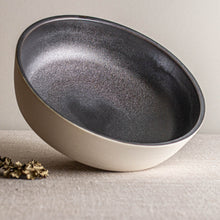 Load image into Gallery viewer, Large Textured Bronze Pedestal Vessel
