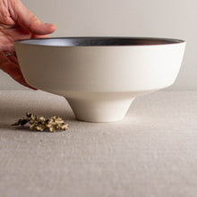 Load image into Gallery viewer, Large Textured Bronze Pedestal Vessel
