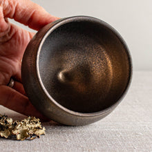 Load image into Gallery viewer, Oil Spot Bronze Glazed Small Vessel

