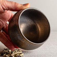 Load image into Gallery viewer, Oil Spot Bronze Glazed Small Vessel
