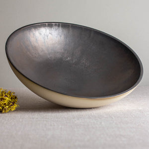 Large, Satin Bronze Glazed Vessel 8