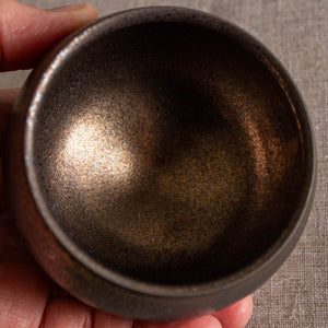 Small Oil Spot Bronze Vessel