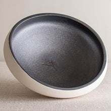 Load image into Gallery viewer, Textured Bronze Glazed Vessel with Carved Rim
