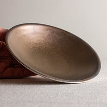 Load image into Gallery viewer, Satin Bronze Glazed Open Form Bowl
