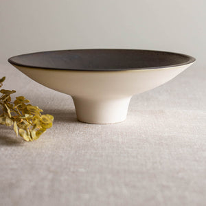 Satin and Textured Open Form vessel