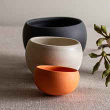 Load image into Gallery viewer, Set of 3 Wobbles in Black, White and Orange
