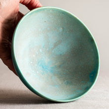 Load image into Gallery viewer, Turquoise and Grey Mottled Glaze
