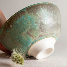 Load image into Gallery viewer, Turquoise, Grey and Pink Vessel

