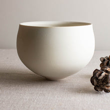 Load image into Gallery viewer, Rounded form in Matte Ivory Glaze

