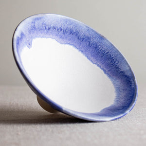 Cobalt and White Glazed, Small Vessel