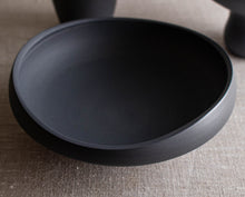 Load image into Gallery viewer, Set of 3 Dark Grey Porcelain Vessels
