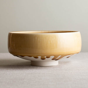 Butterscotch Glazed Vessel with Luscious Drip