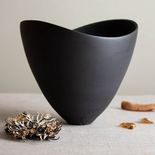 Load image into Gallery viewer, Black Porcelain Series, Altered Rim Bowl 1
