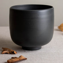 Load image into Gallery viewer, Black Porcelain, Bees Waxed Vessel
