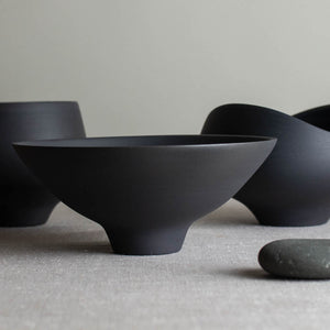 Black Porcelain Bowl