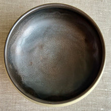 Load image into Gallery viewer, Bronze Glazed Bowl with Bare Porcelain Exterior
