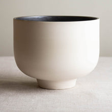 Load image into Gallery viewer, Bronze Textured Vessel with Bare Porcelain Exterior
