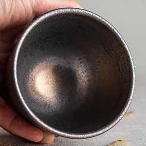 Oil Spot Bronze Glazed Vessel